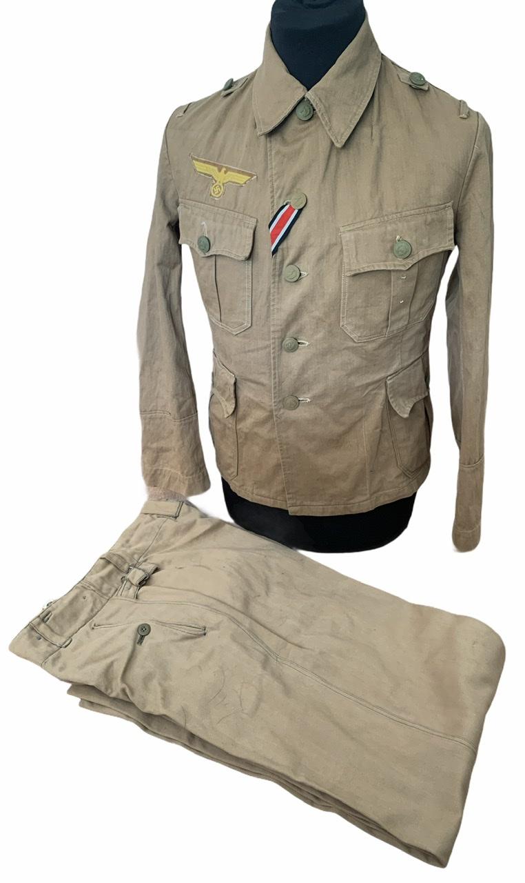 Kriegsmarine Tropical Tunic and Trousers