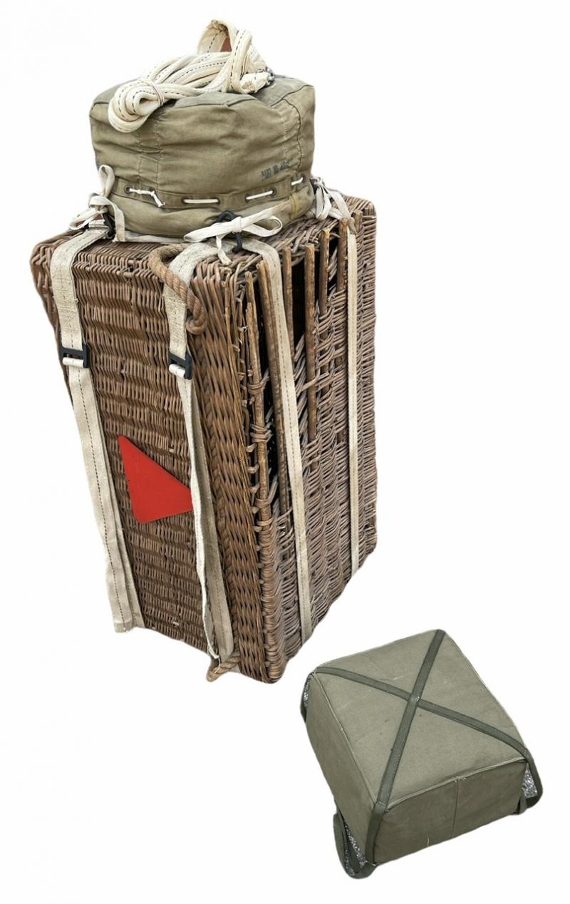 British WW2 Airborne Wicker Dropping Basket