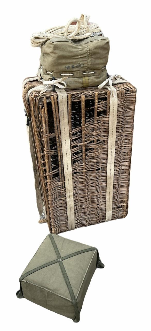 British WW2 Airborne Wicker Dropping Basket