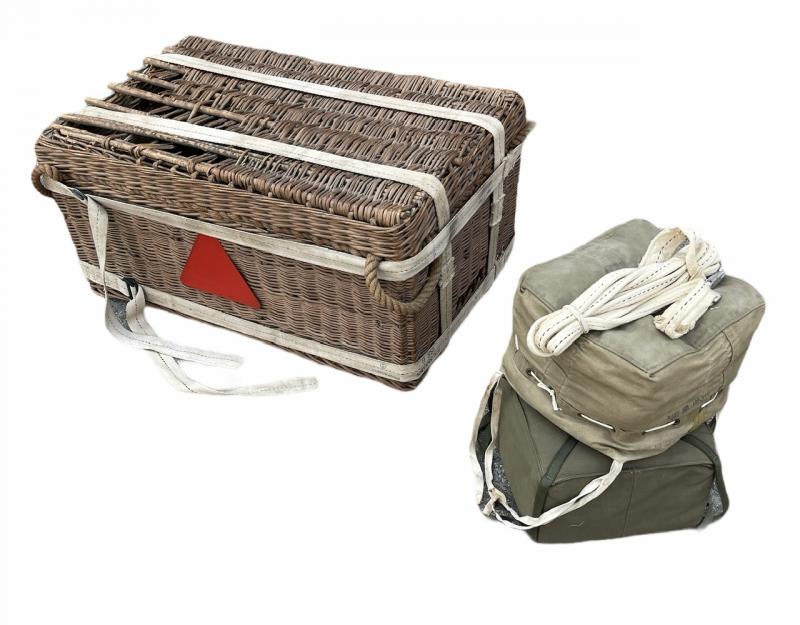 British WW2 Airborne Wicker Dropping Basket