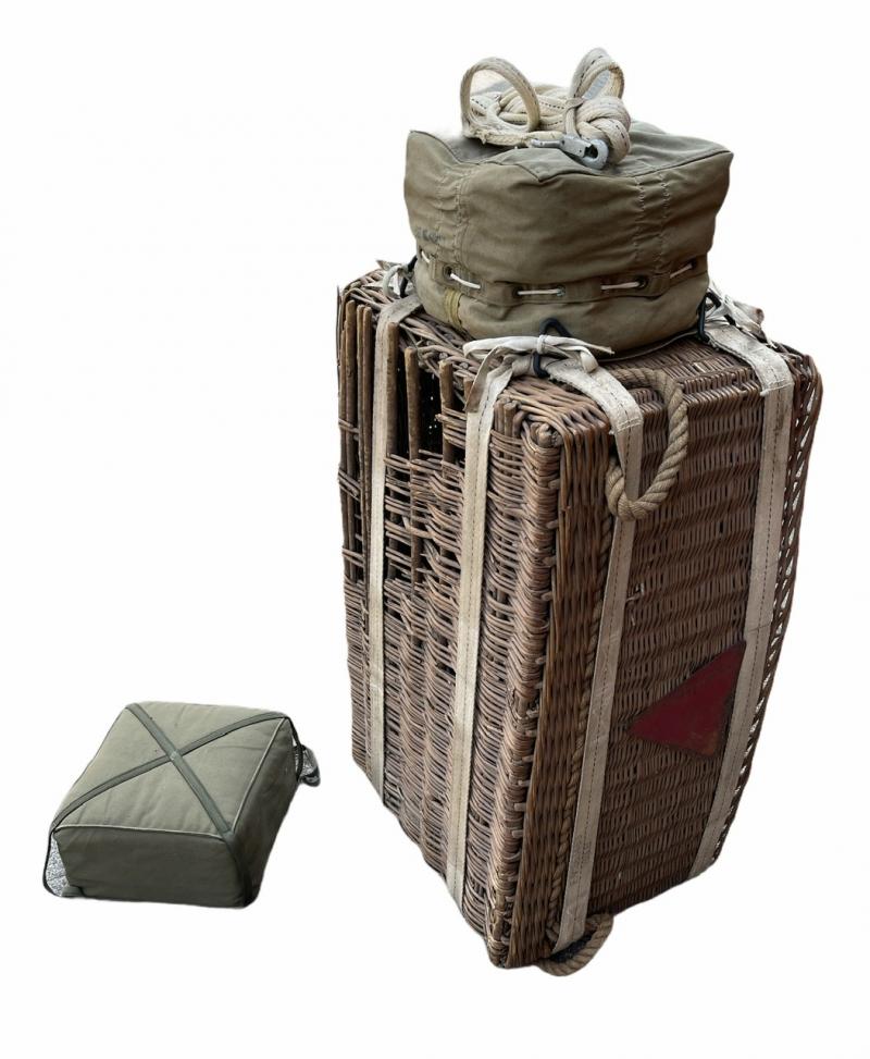 British WW2 Airborne Wicker Dropping Basket