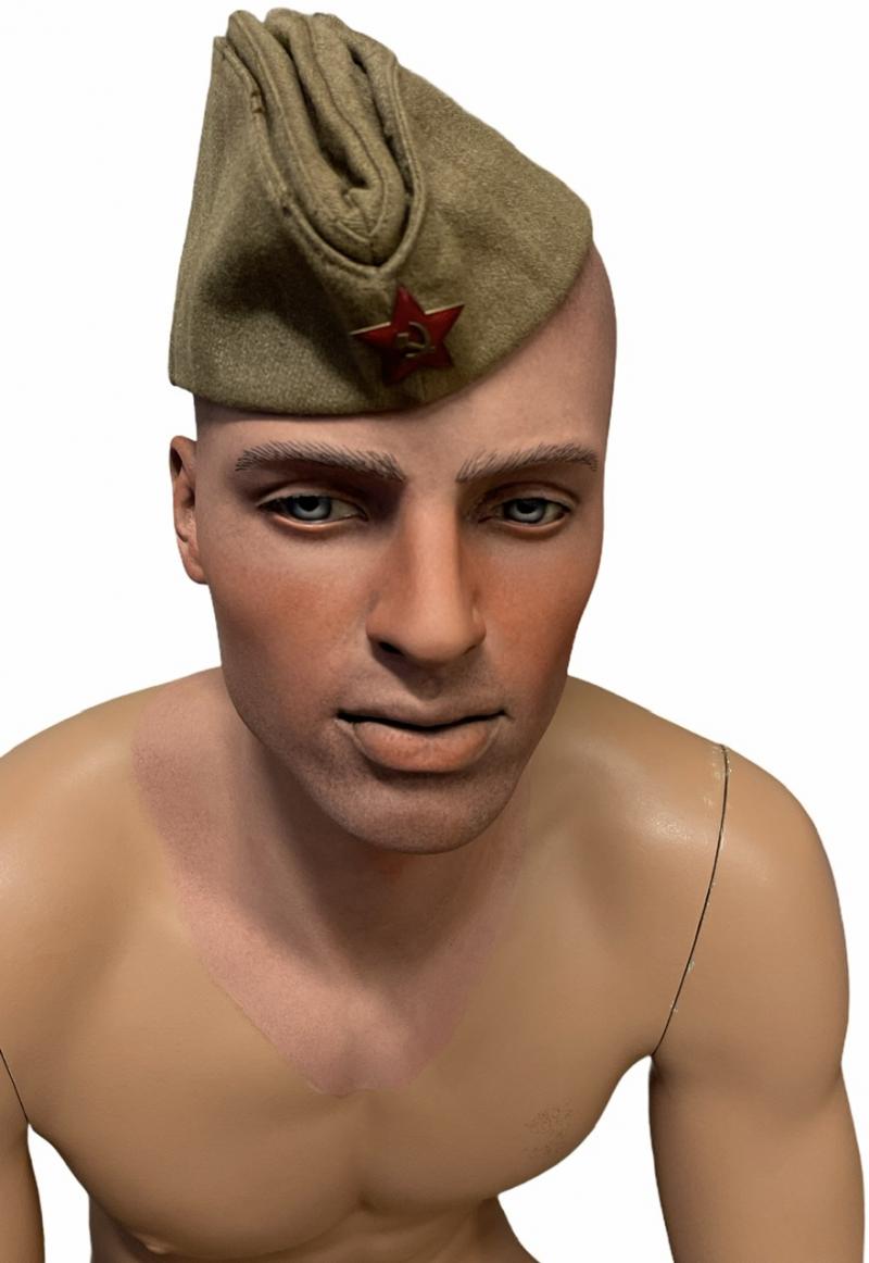 Custom painted sitting Mannequin