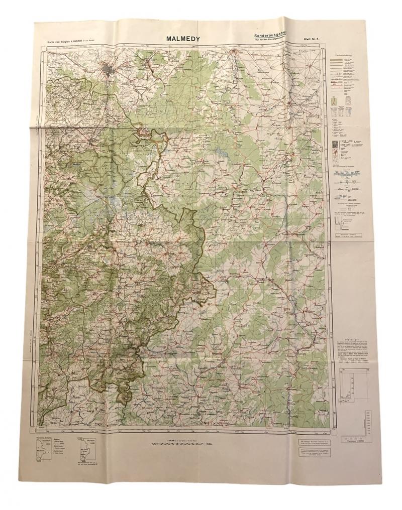 Wehrmacht Roadmap Malmedy Ardennes