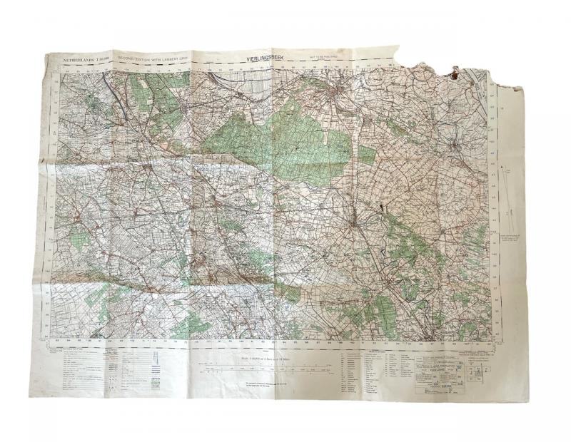 British WW2 Roadmap of Holland