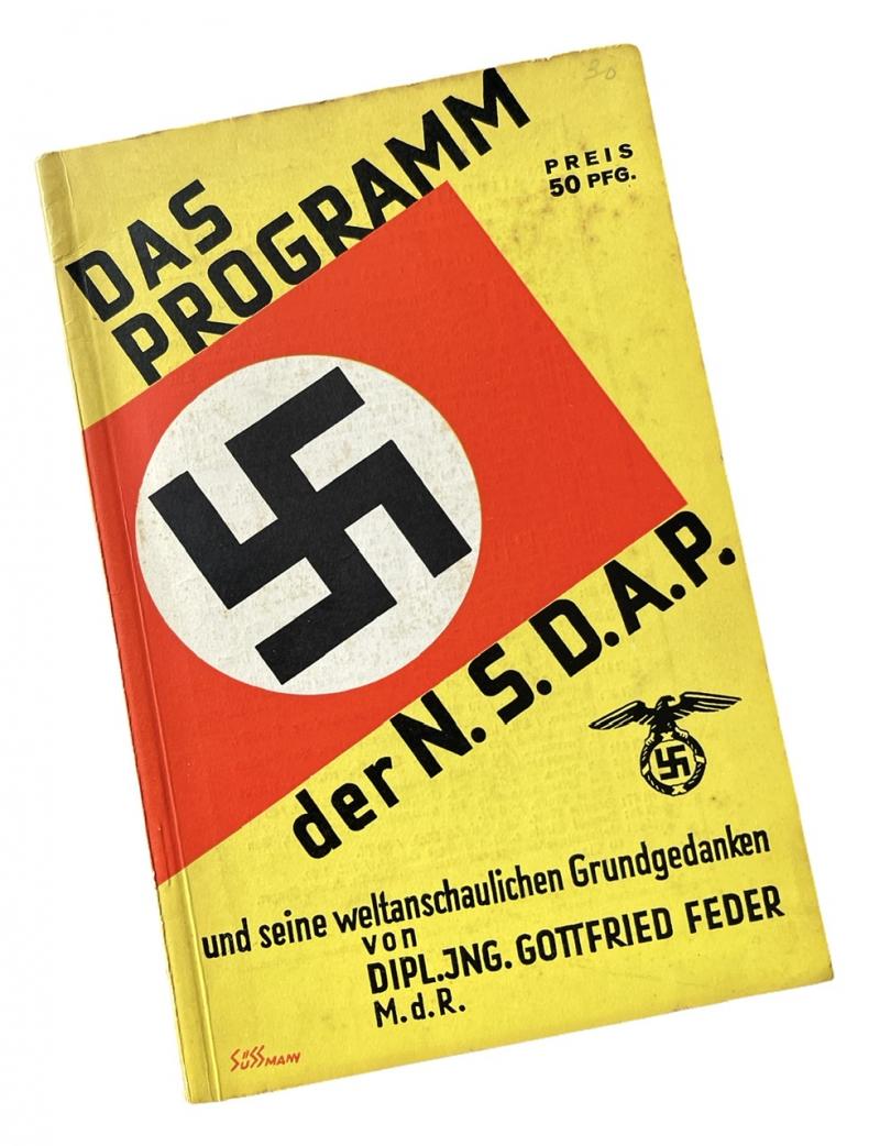 Third Reich Brochure NSDAP Party Program