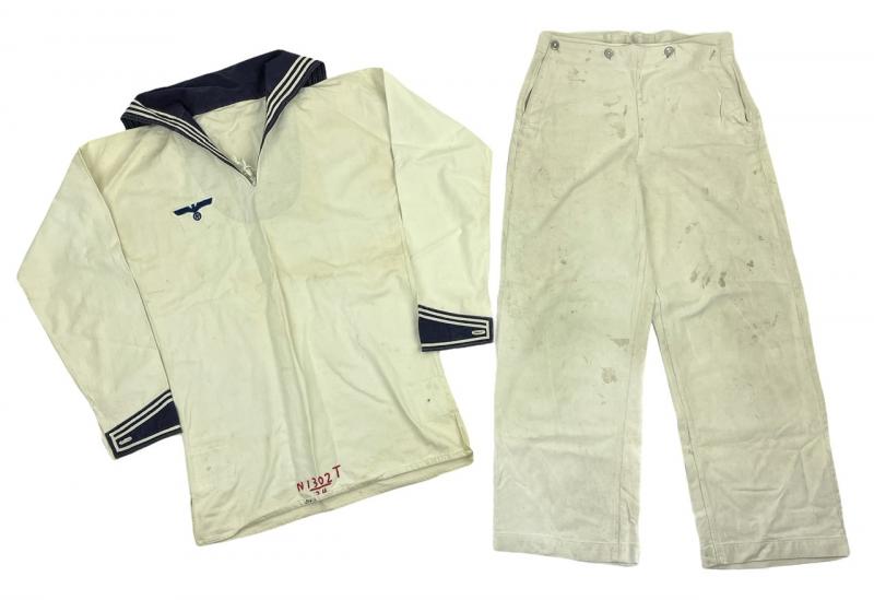 Kriegsmarine summer Sailors Tunic and Trousers