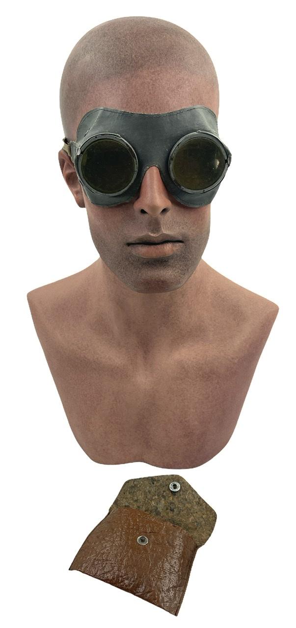 Wehrmacht leather Dust Goggles