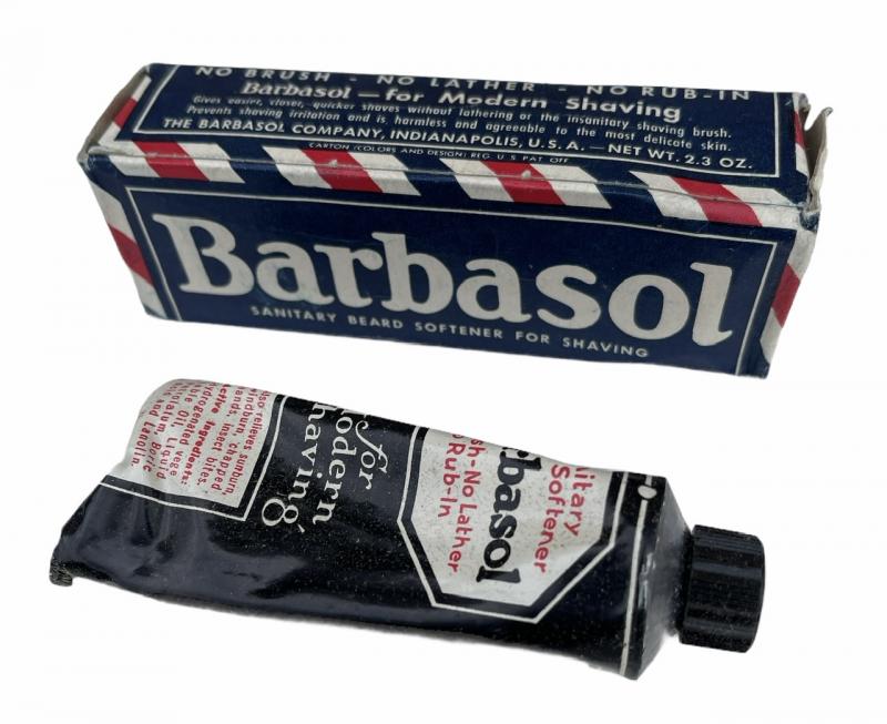 US WW2 Barbasol Shaving Cream