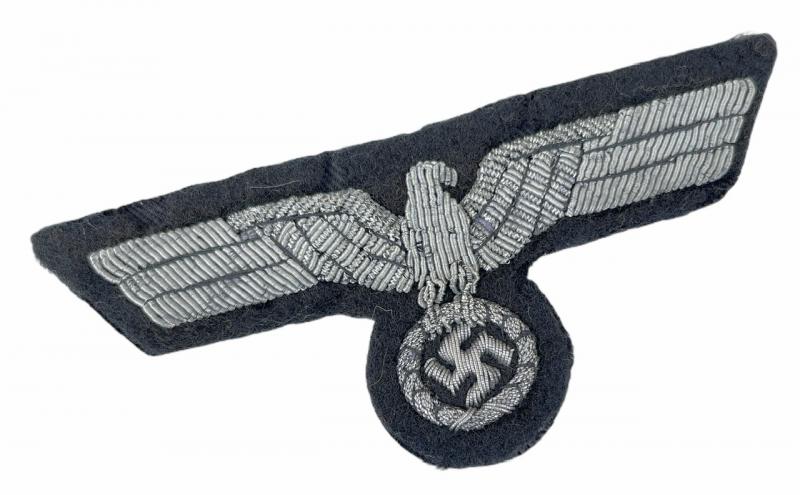 Wehrmacht Panzer Officer embroidered breast Eagle