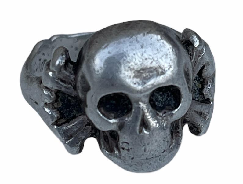 1939s～☆ドイツ国防軍陸軍 ☆Skull Bone Ring☆ミリタリー