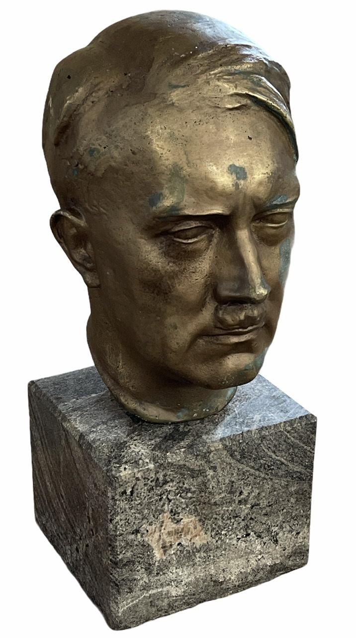 Bronze signed Adolf Hitler Buste