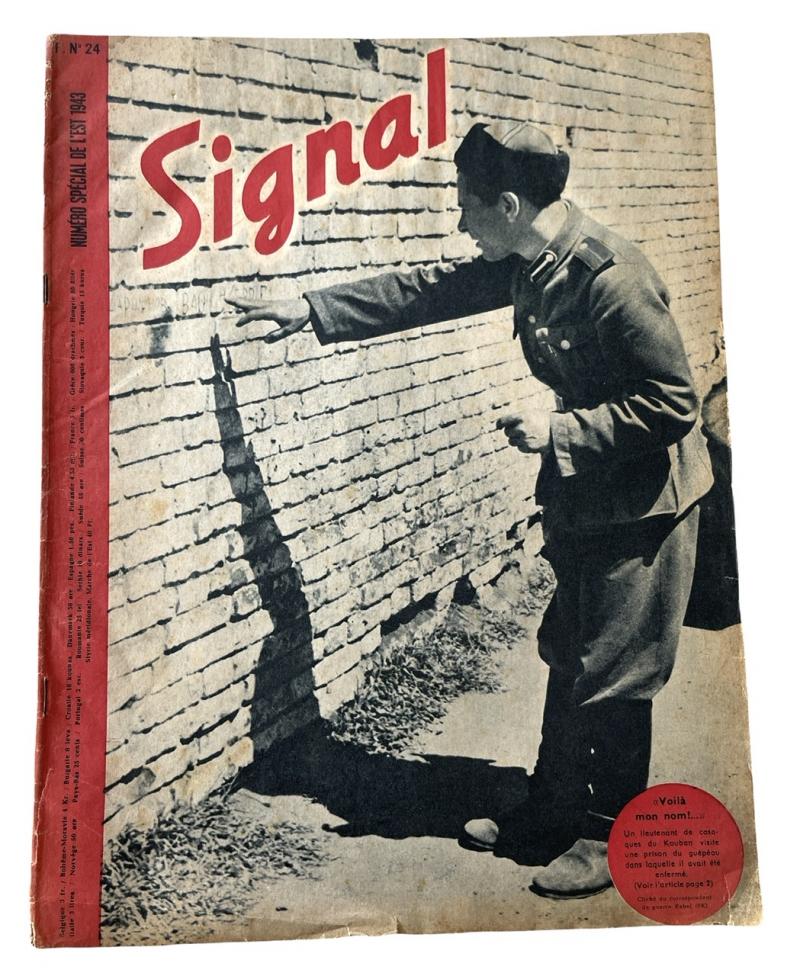 Signal Magazine with Kosak Volunteer