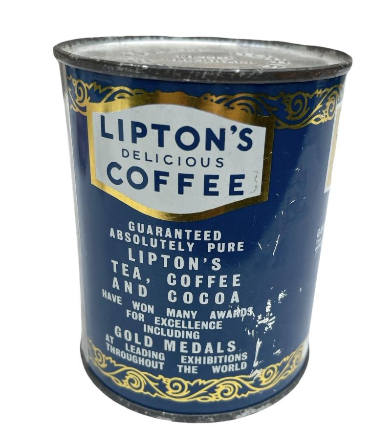 British WW2 Lipton’s metal Coffee Can