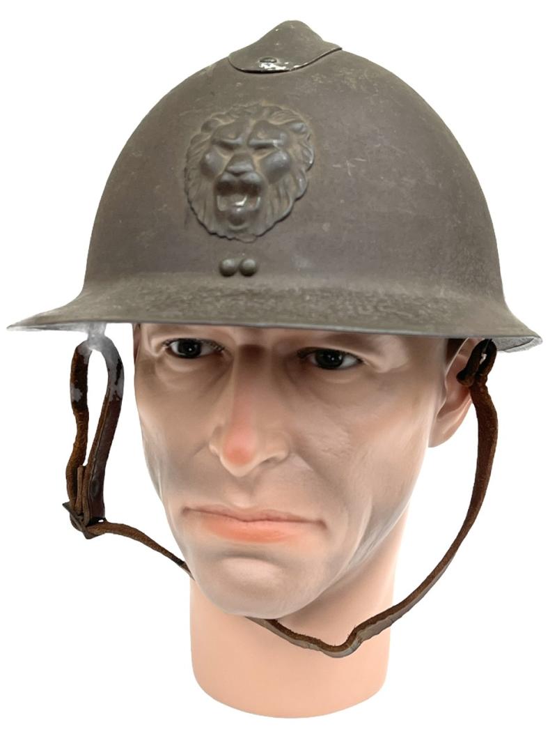 Belgium WW2 Adrian Combat Helmet