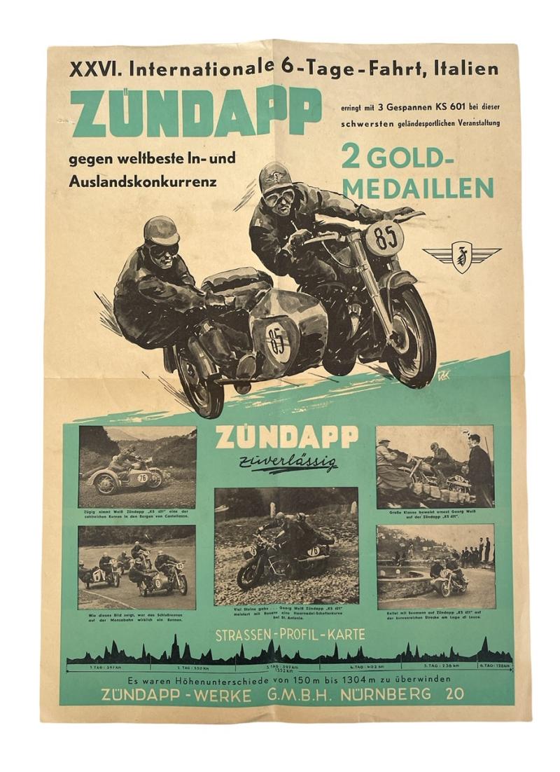 Zündapp racing Poster