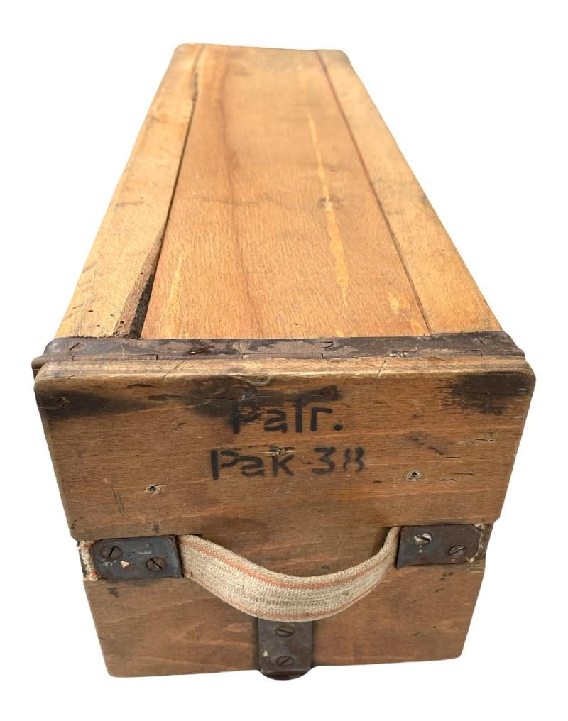 Wehrmacht wooden 5cm PAK 38 Grenade Case