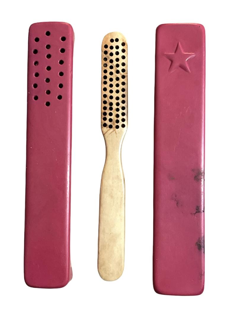 Soviet WW2 Toothbrush and Storage Container