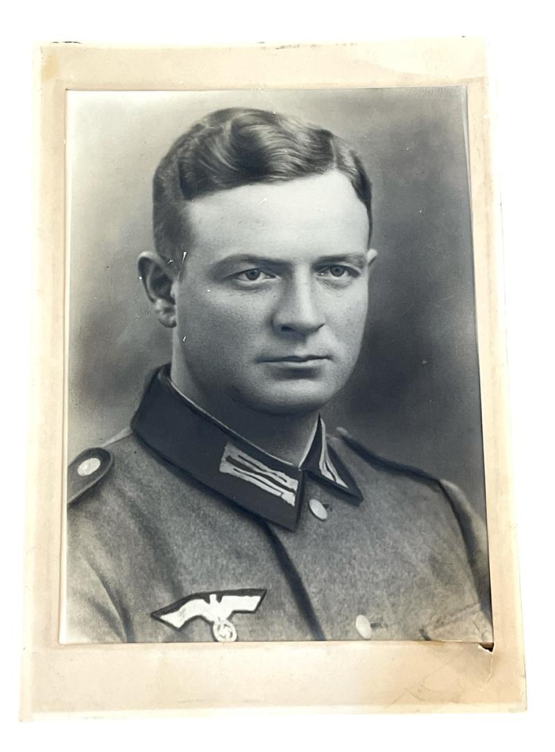 Big size Portrait Photograph Wehrmacht Soldier