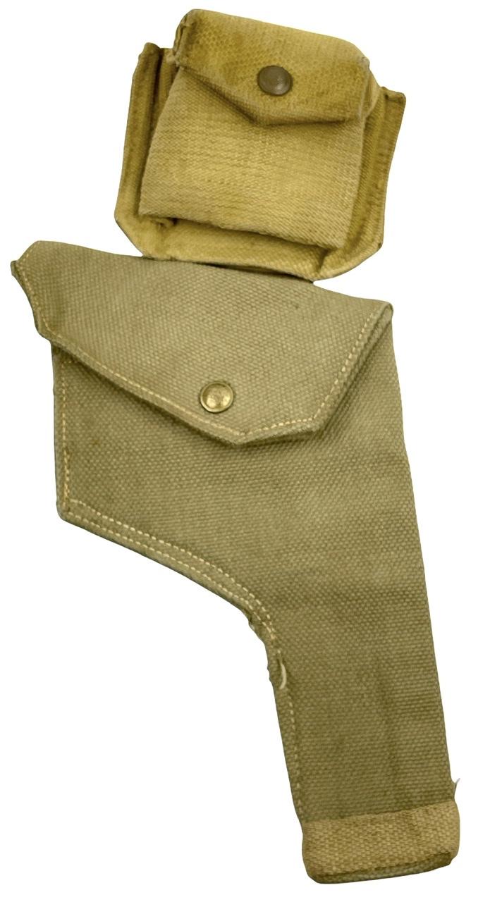 British WW2 Revolver Holster and Ammunition Pouch