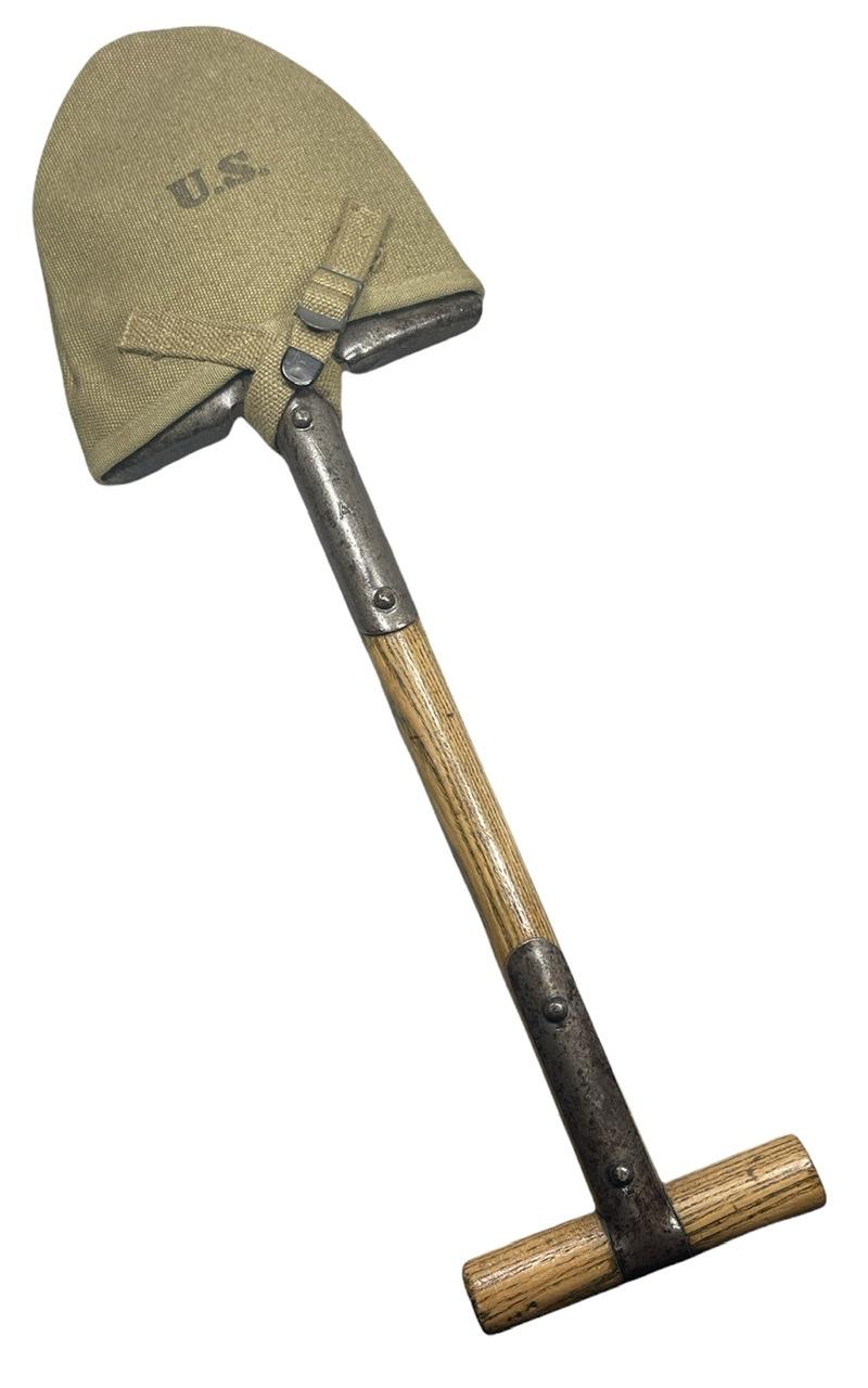 US WW2 T Shovel and Cover