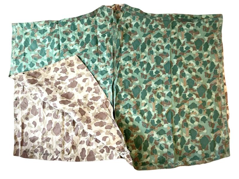 USMC camo rain Poncho