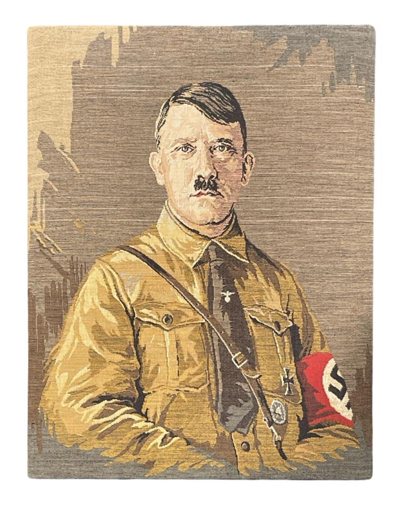1930’s embroidered Adolf Hitler Portrait