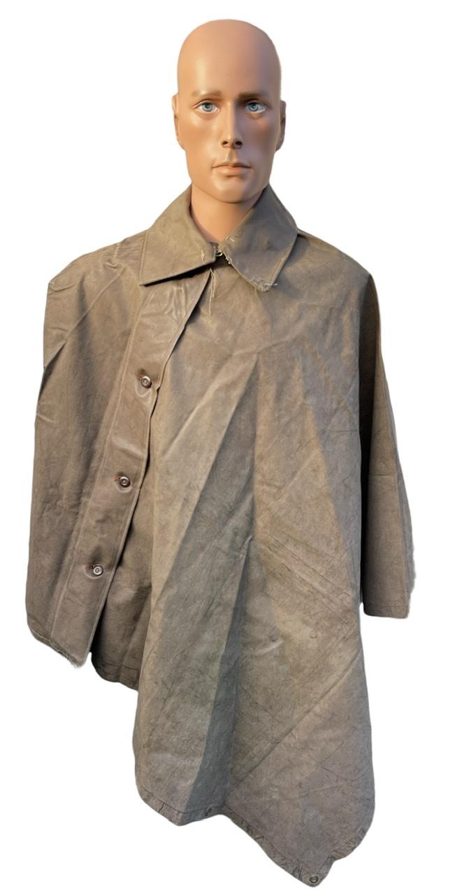 Canadian WW2 rubberized Rain Poncho