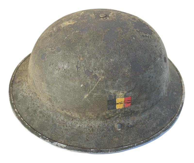 Belgium WW2 Brodie Helmet Brigade Piron