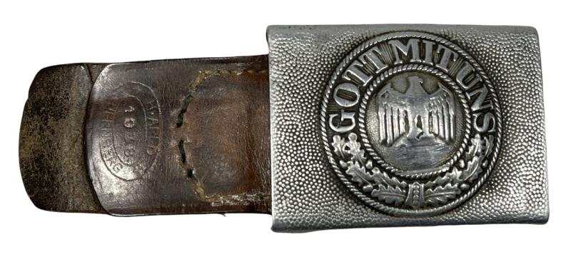 Wehrmacht Aluminium Belt Buckle (de-nazified)