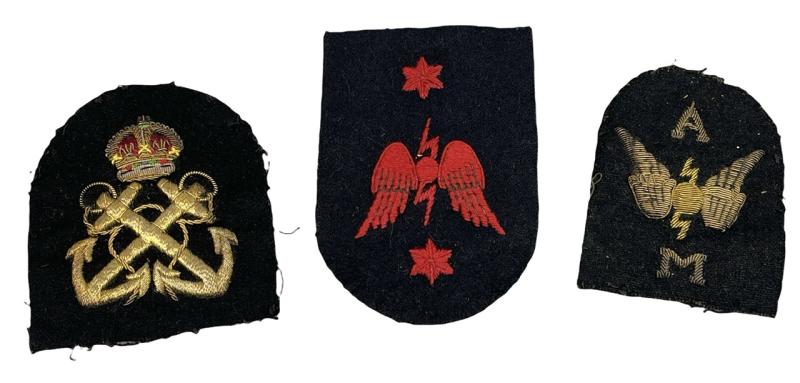 British WW2 Royal Navy Patches