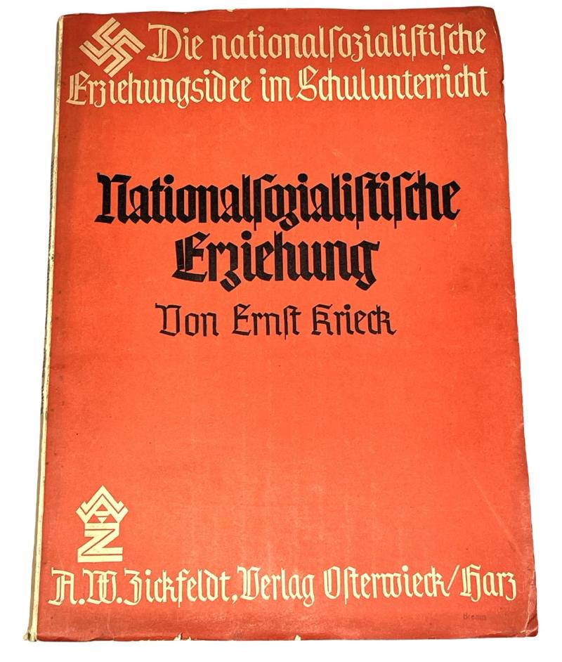 NSDAP Book Nationalsozialistische Erziehung