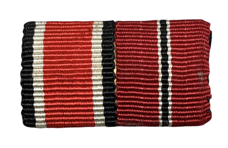 Wehrmacht Ribbon Bar Iron Cross 2nd class and Eastern Front Medal