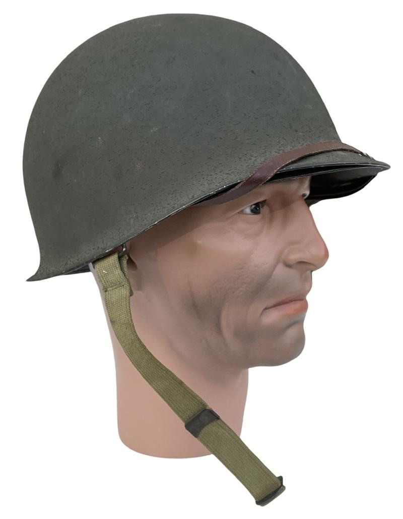 US WW2 Fixedbail Helmet with early Low Pressure Liner