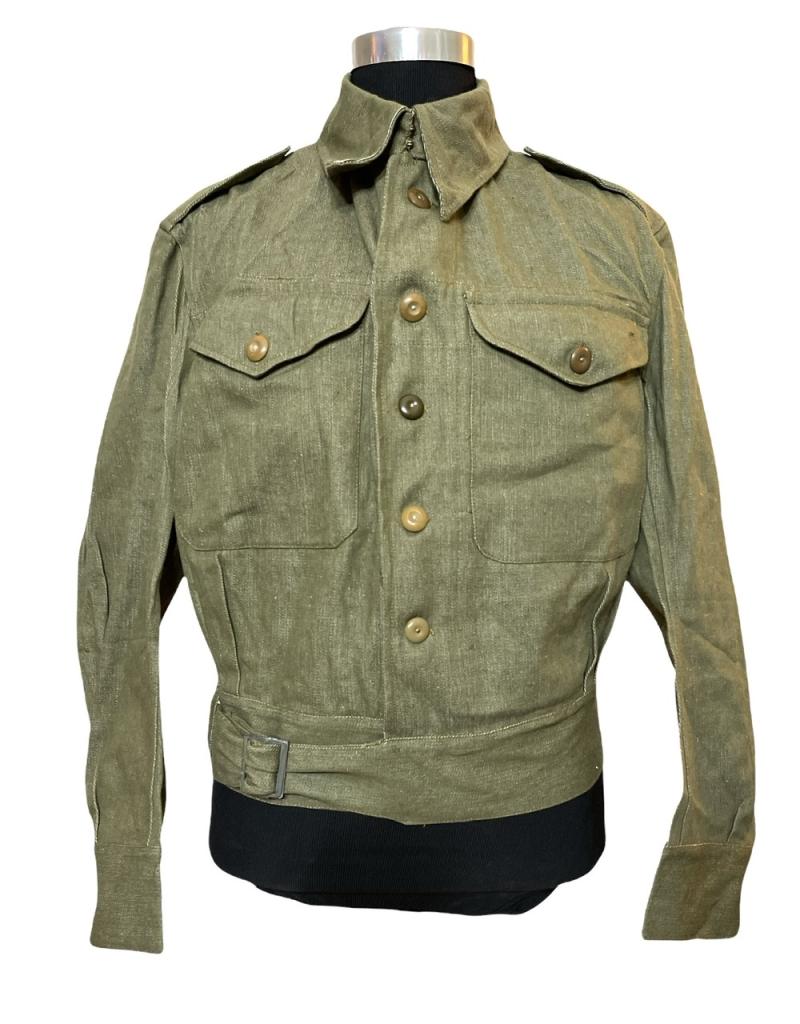 IMCS Militaria | British WW2 Denim Battle Dress tunic