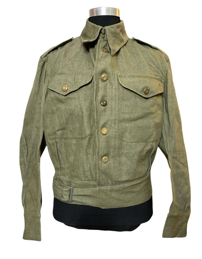 British WW2 Denim Battle Dress tunic