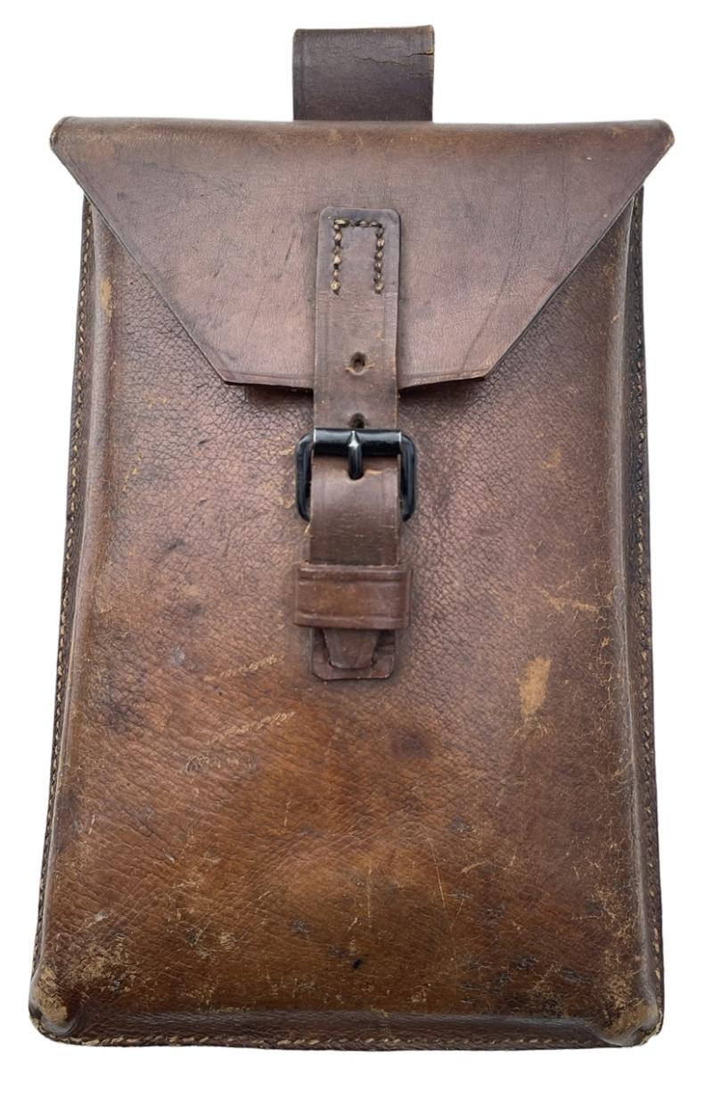 Dutch pre WW2 leather Folding Saw Pouch