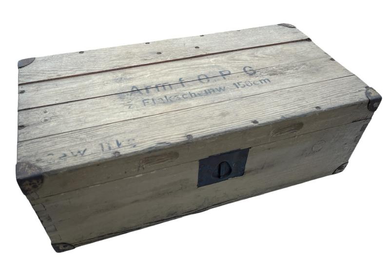 Wehrmacht Spare Parts Case for Flak Scheinwerfer