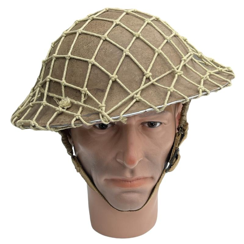 South African WW2 made Brodie Helmet in Dessert Camo