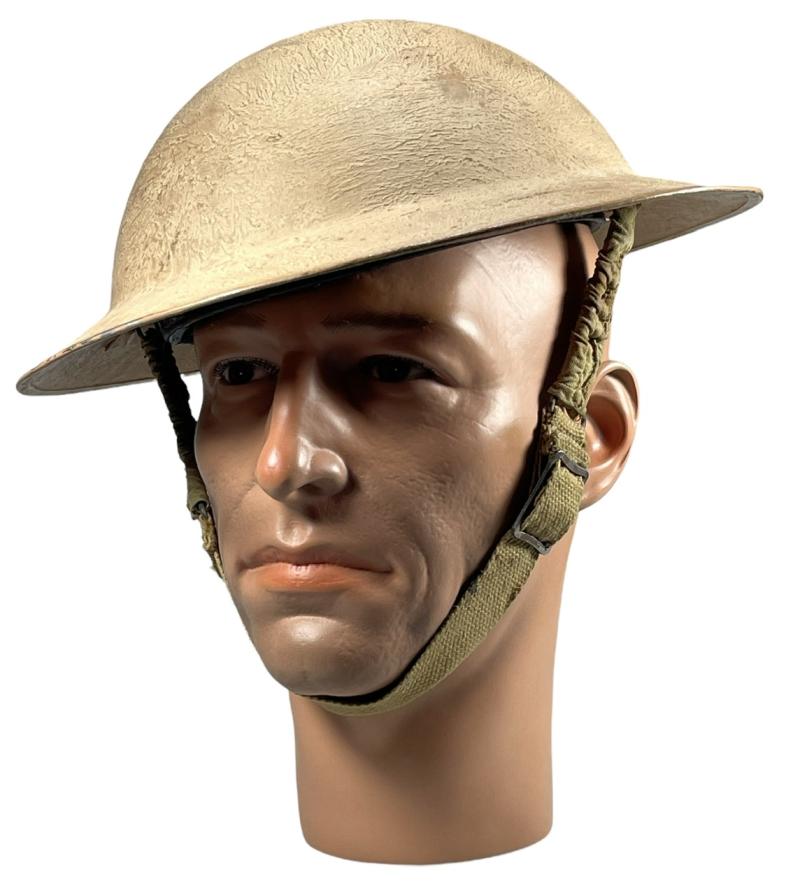 South African WW2 made Brodie Helmet in Dessert Camo