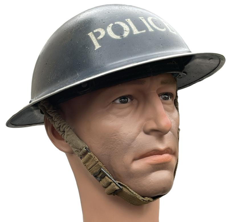 British WW2 Brodie Police Helmet