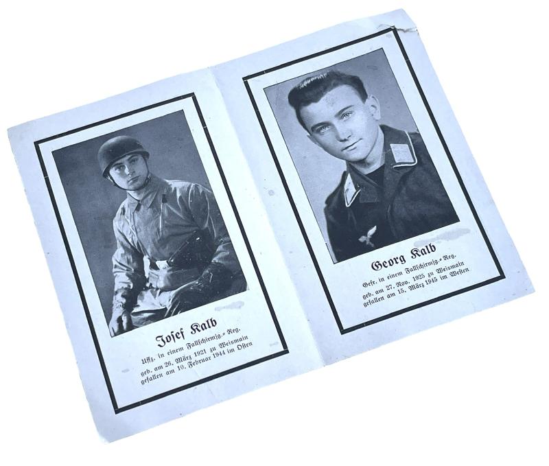 Death Notice 2x Fallschirmjägers (Brothers)