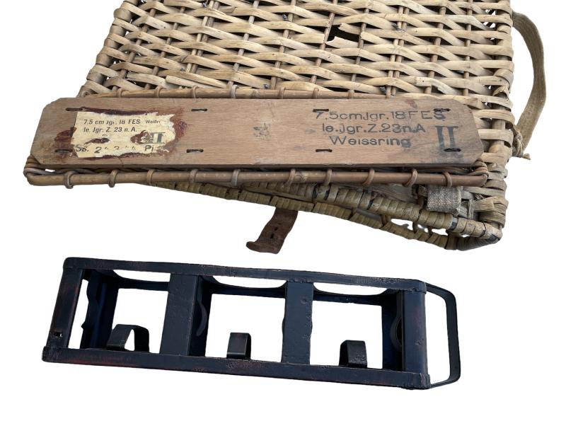 Wehrmacht wicker 7,5 cm Grenade transport basket