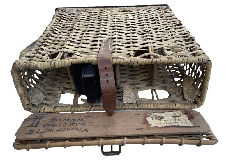 Wehrmacht wicker 7,5 cm Grenade transport basket