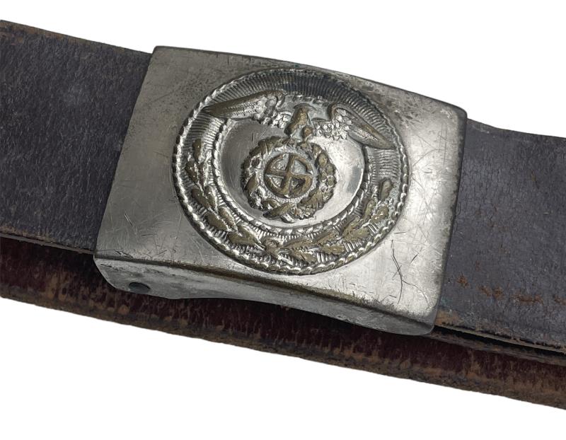 NSKK Belt Buckle and leather Belt
