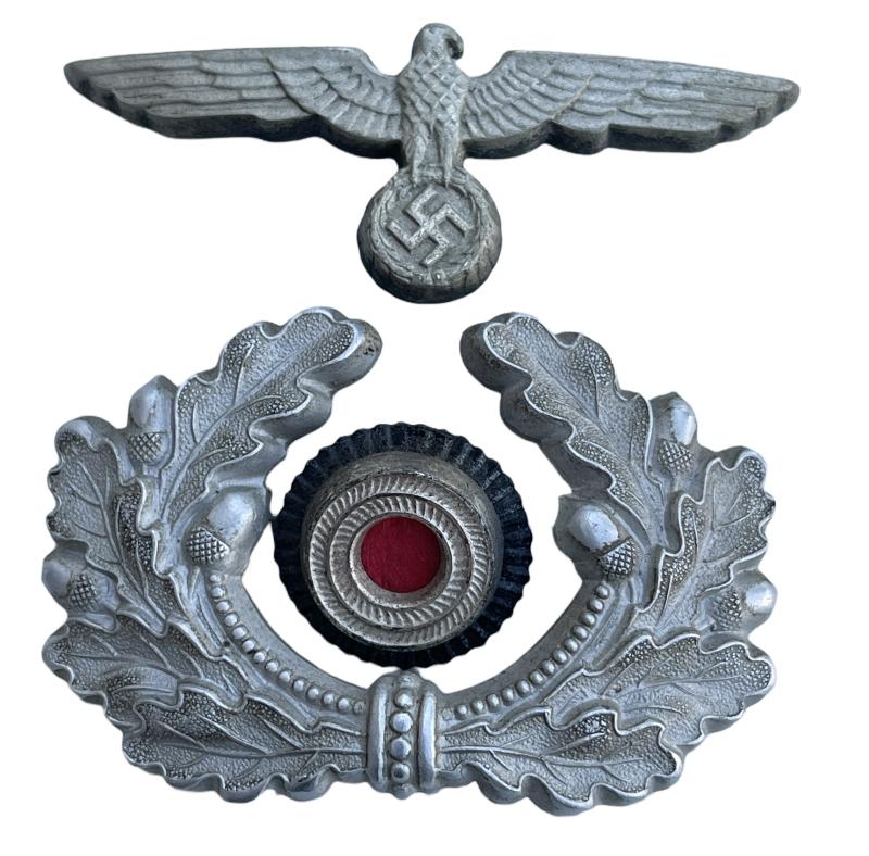 Wehrmacht metal Visor Cap Insignia