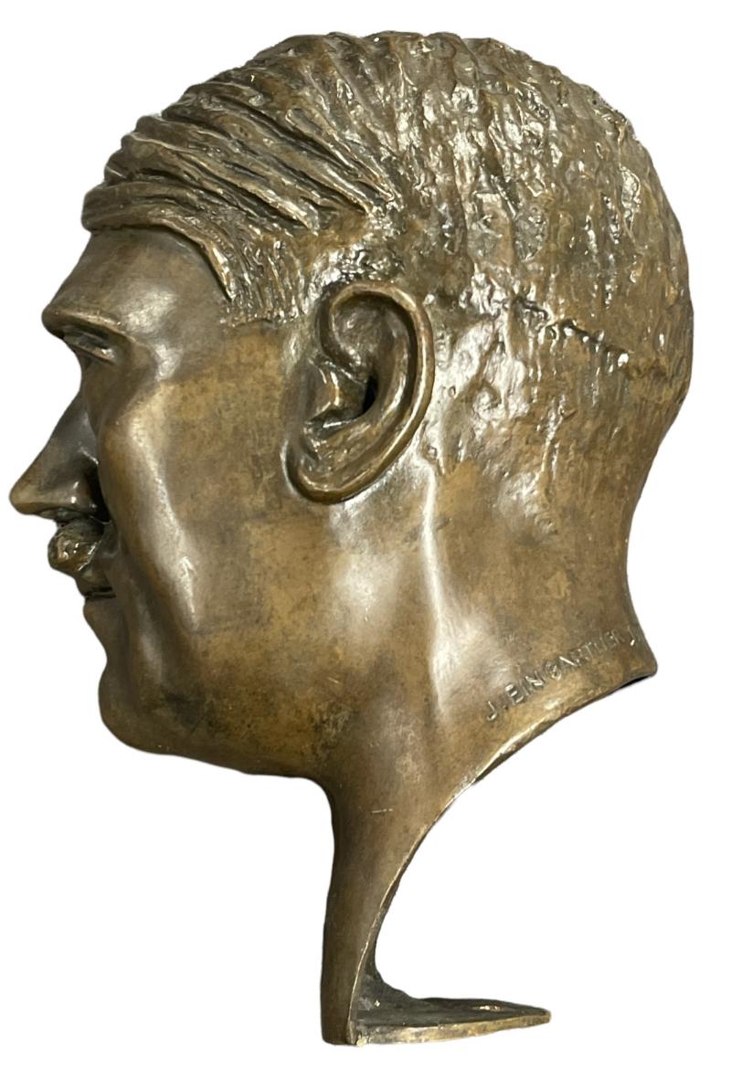 Adolf Hitler Bronze Buste