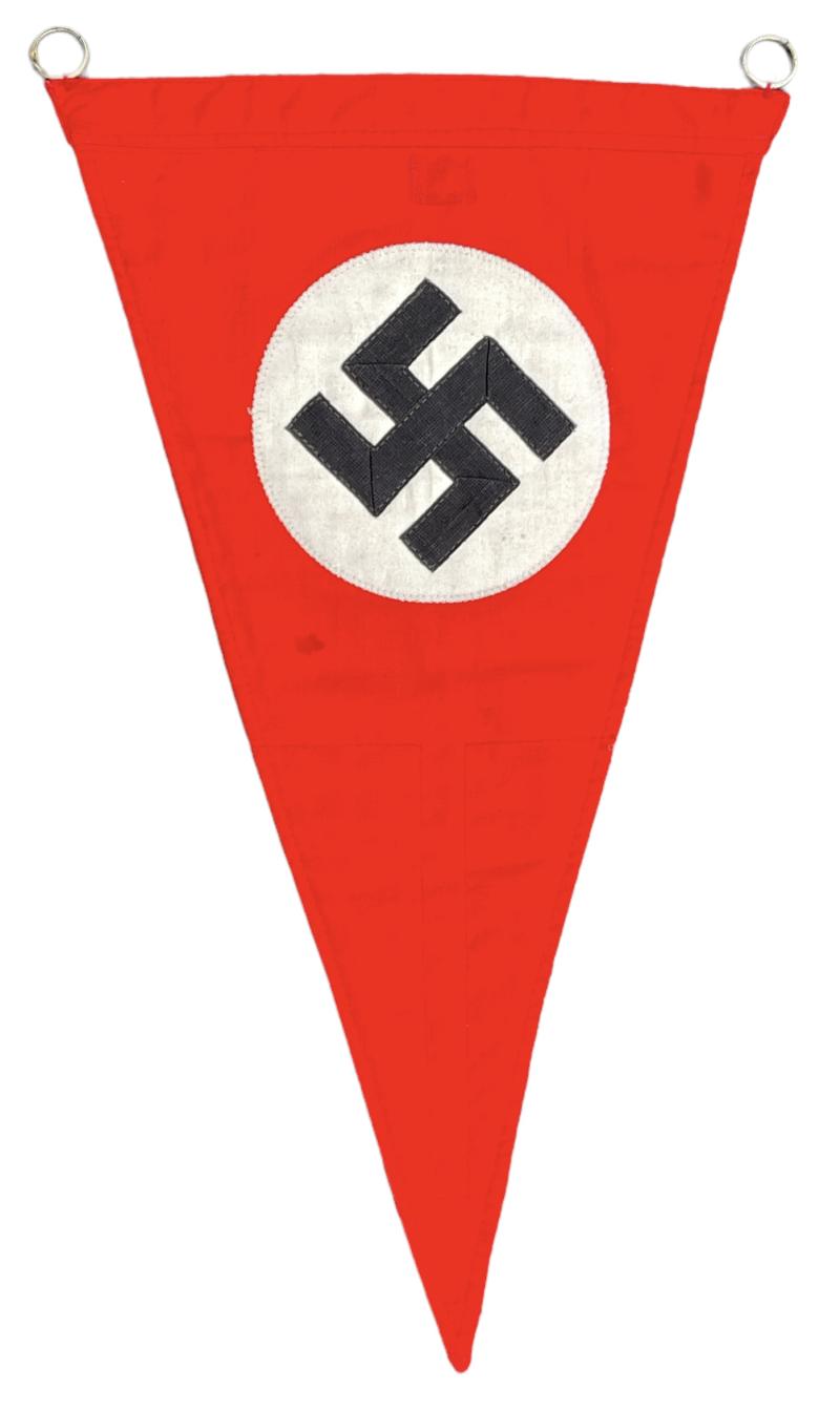 Third Reich Swastika Pennant