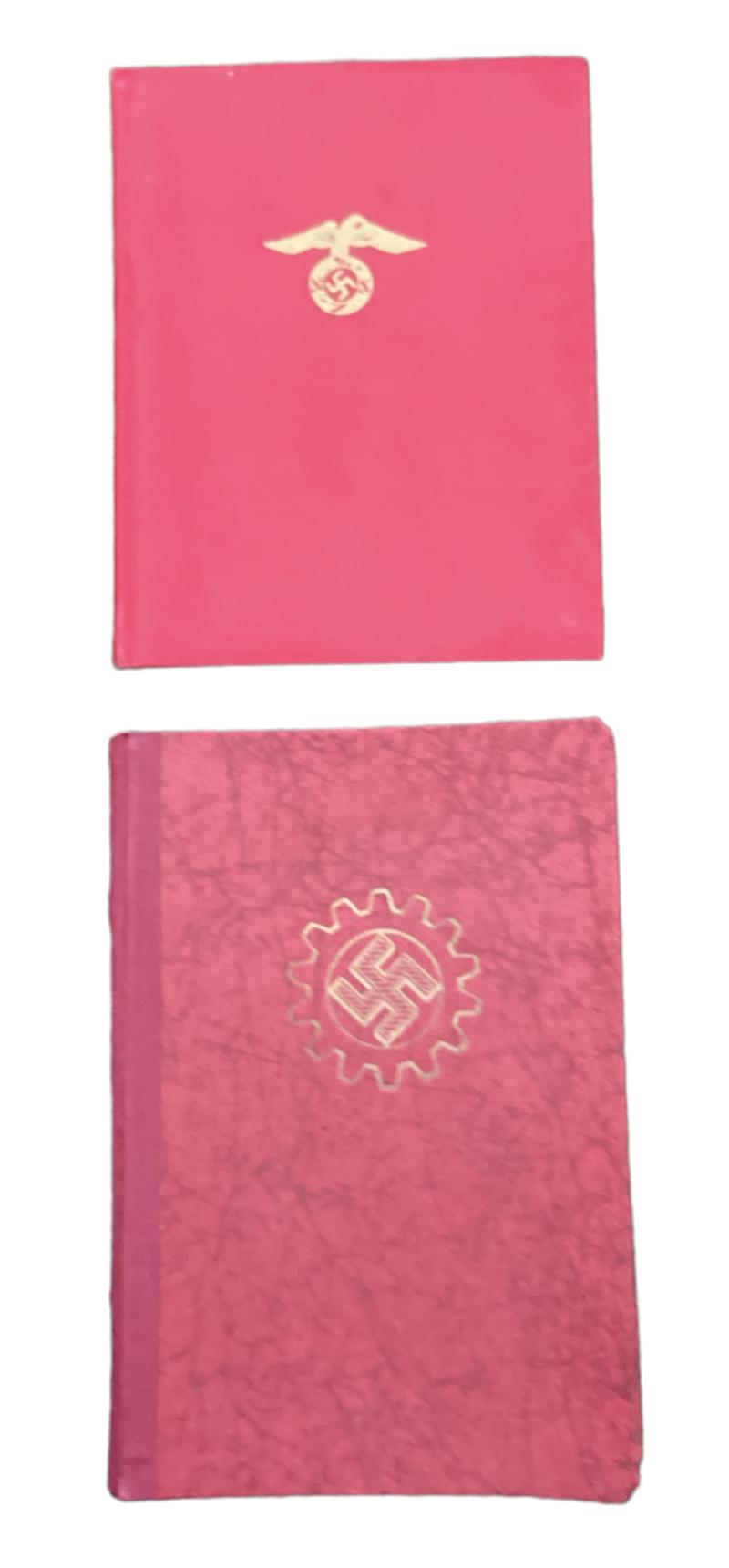 NSDAP Party Member Pass & DAF Pass (one man)
