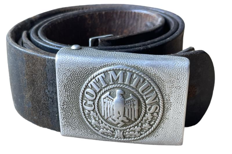 Wehrmacht Combat Belt with aluminum Buckle