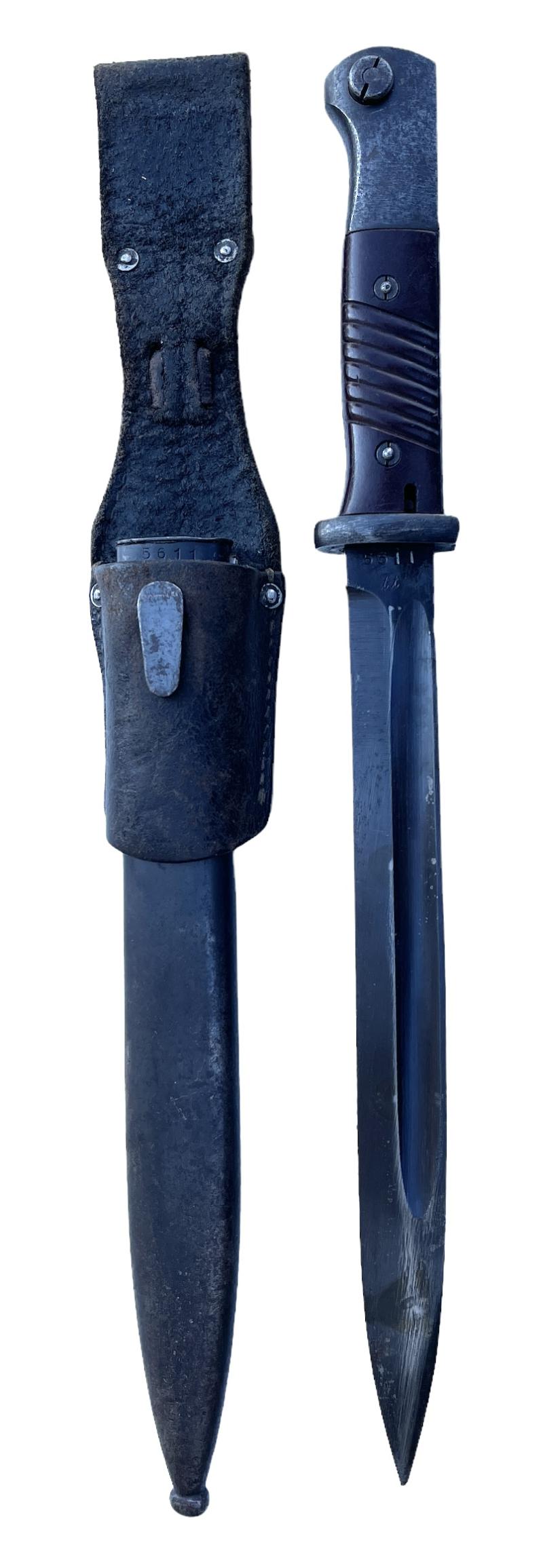 K98 Bayonet with Frog (Matching Numbers)